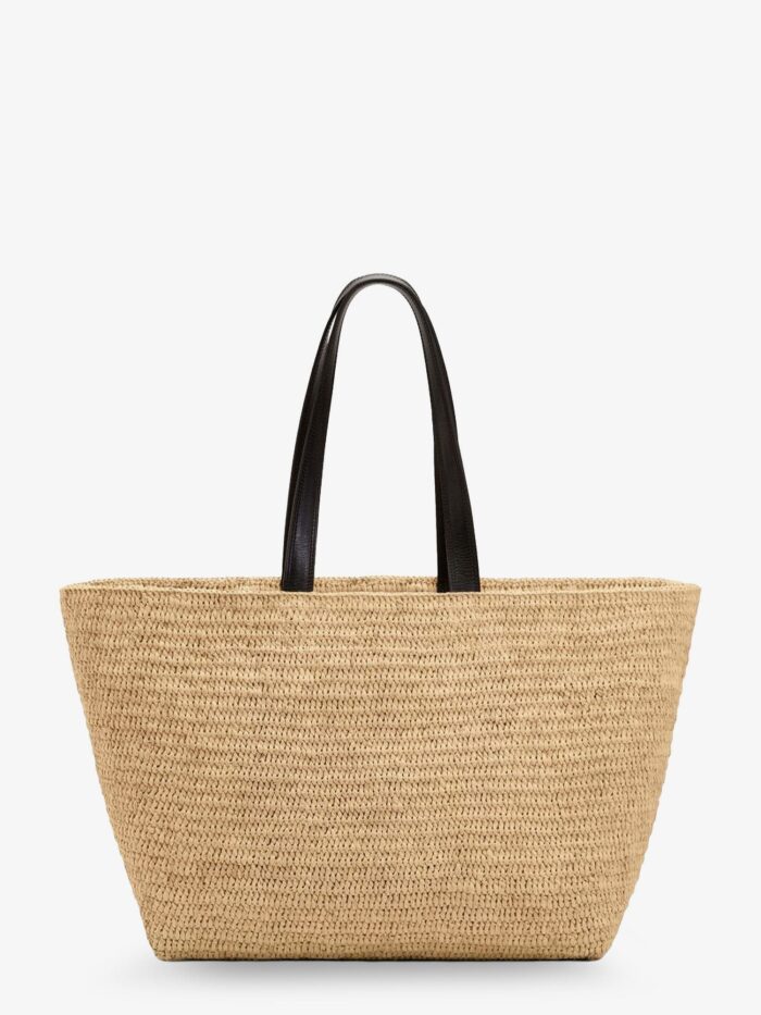 AMI PARIS Ami De Coeur Raffia Shoulder Bag
