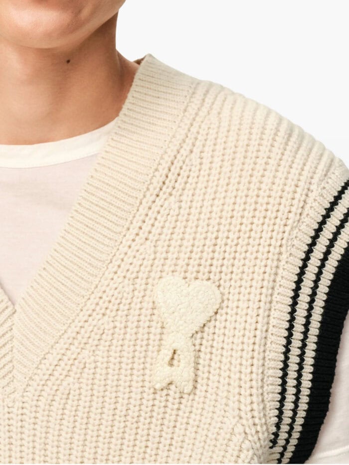 Ami Paris Ami de Coeur sleeveless sweater