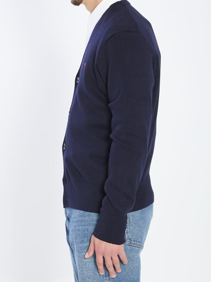Ami Paris Ami de Coeur wool cardigan