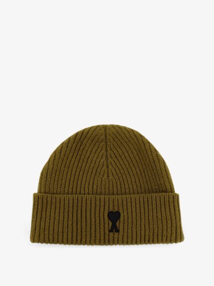 AMI PARIS Beanie Wool Hat