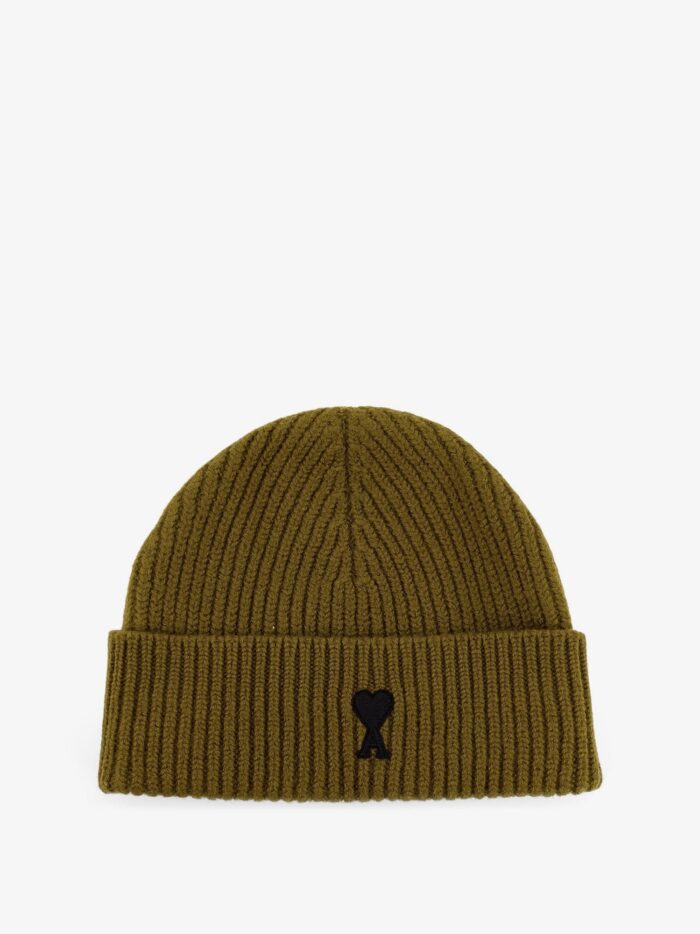 AMI PARIS Beanie Wool Hat