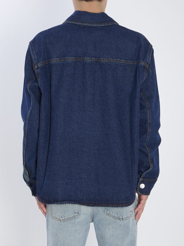 Ami Paris Blue cotton overshirt