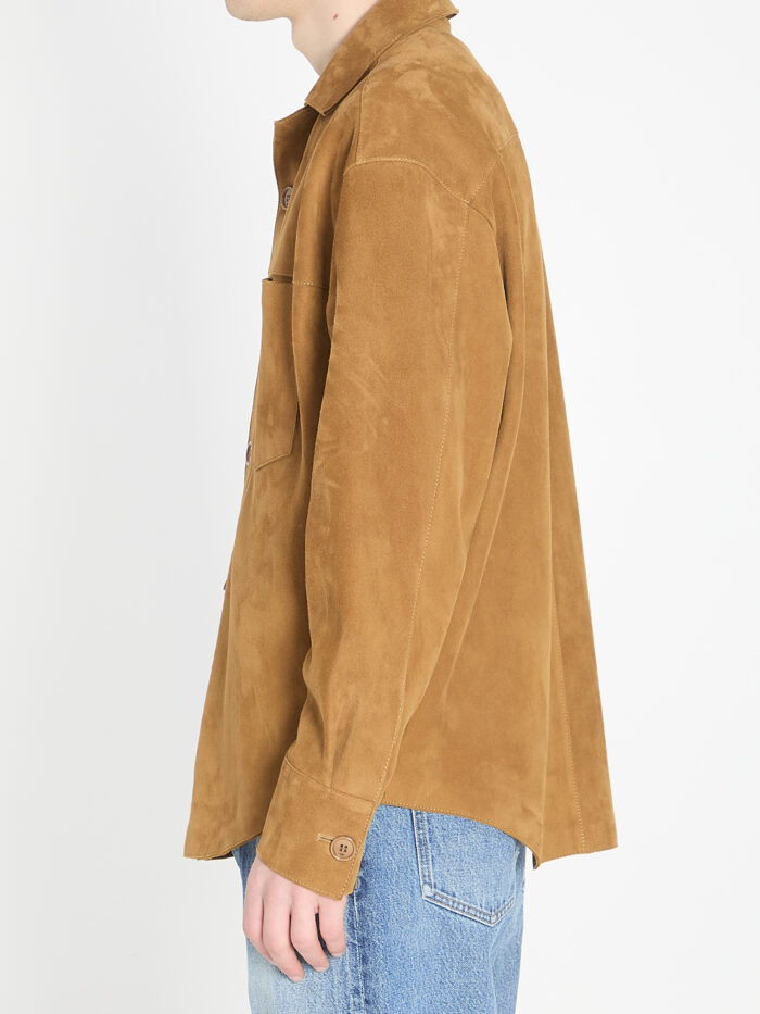 Ami Paris Buttoned overshirt in suede