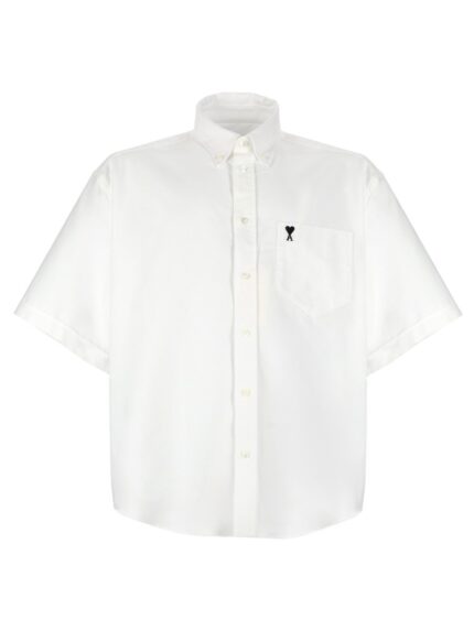 AMI PARIS CAMICA CON LOGO RICAMATO