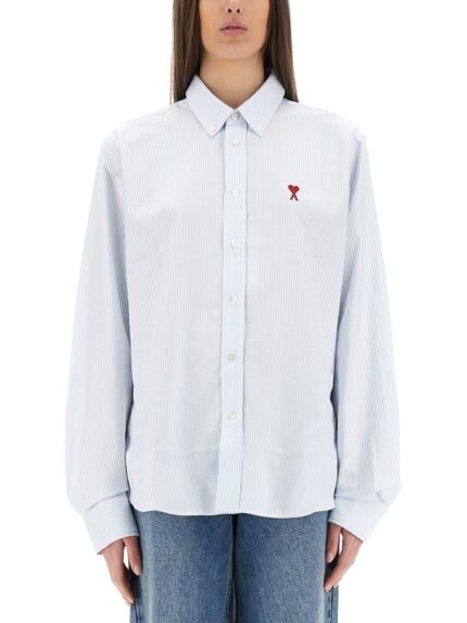 AMI PARIS CAMICIA CON LOGO
