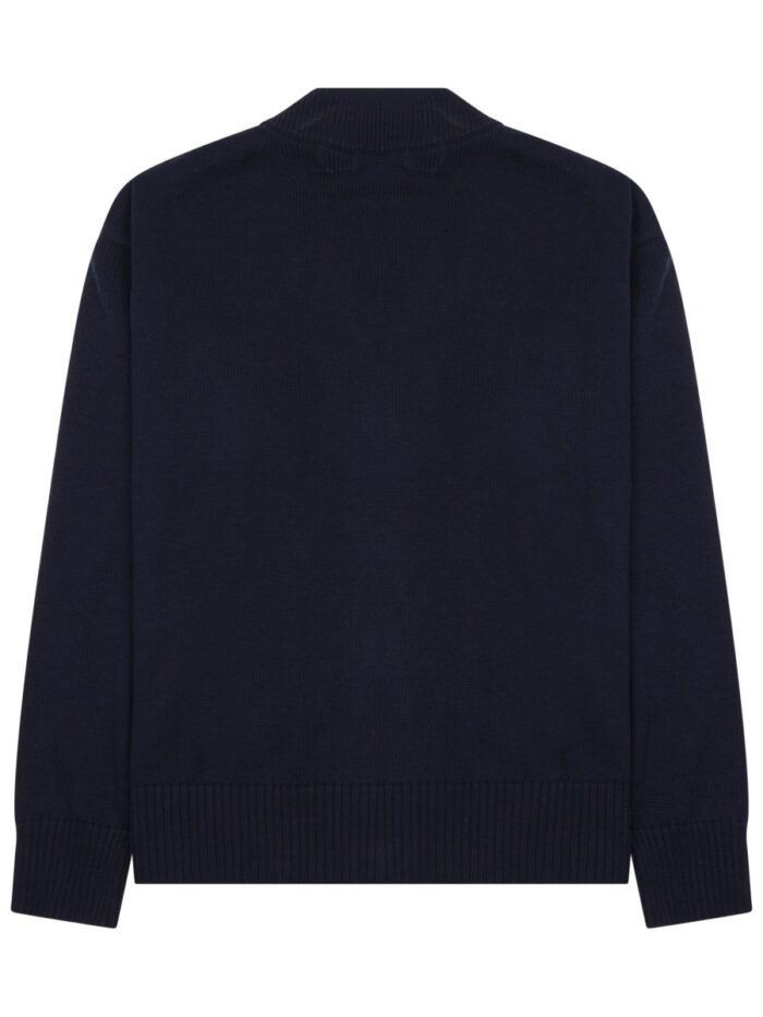 AMI PARIS CARDIGAN WITH LOGO