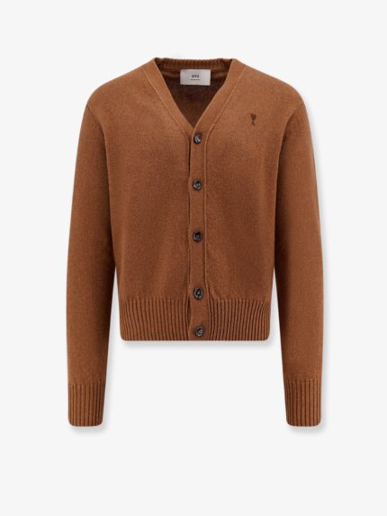 AMI PARIS Cashmere Cardigan