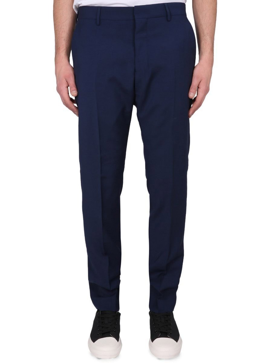 AMI PARIS CIGARETTE FIT PANTS