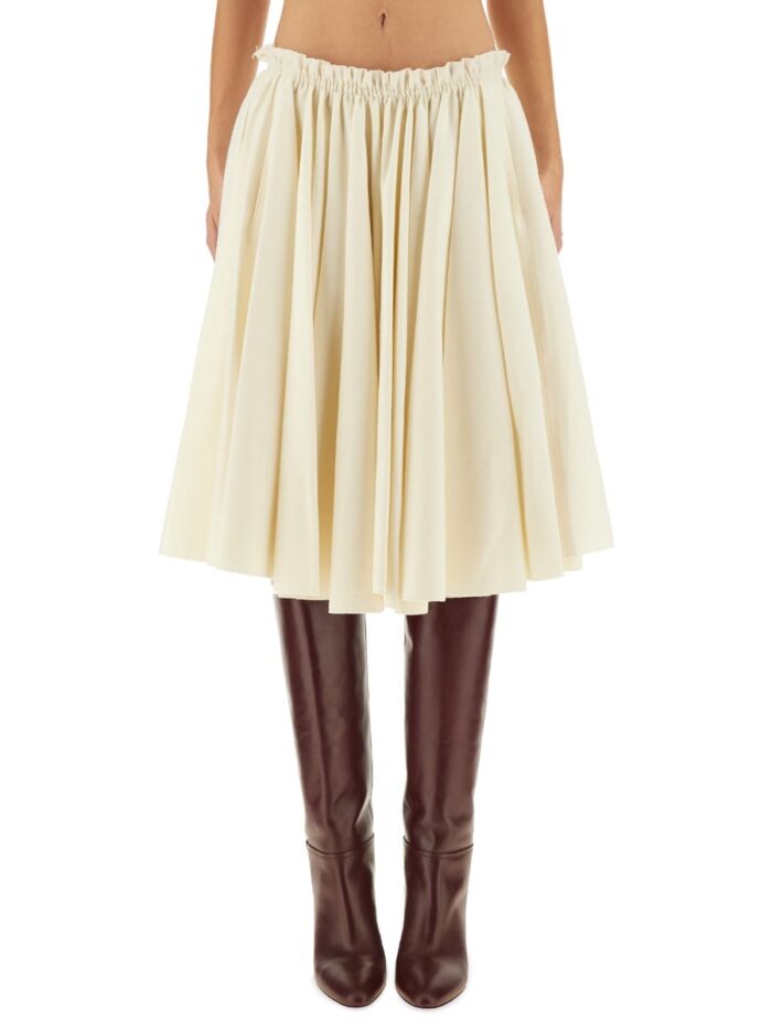 AMI PARIS "COROLLA" MIDI SKIRT