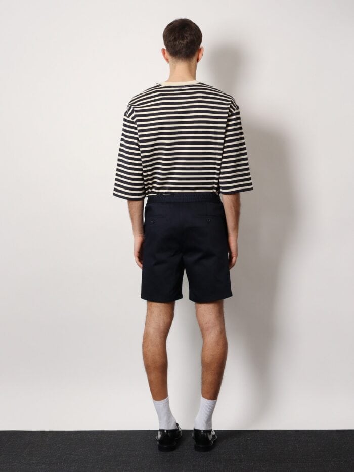 AMI PARIS Cotton Bermuda Shorts With Elastic Detail