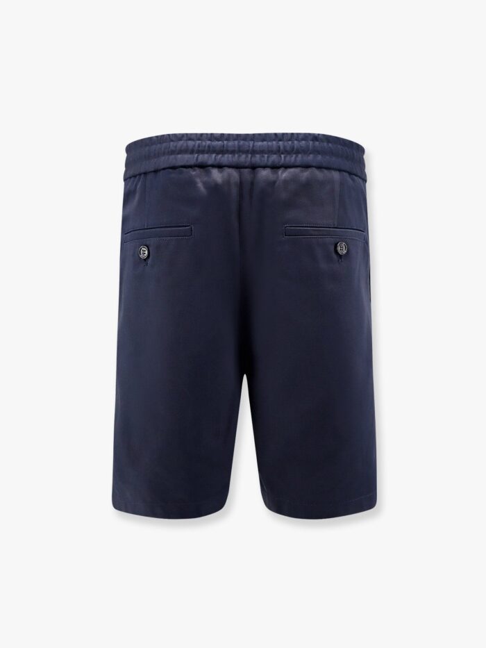 AMI PARIS Cotton Bermuda Shorts With Elastic Detail
