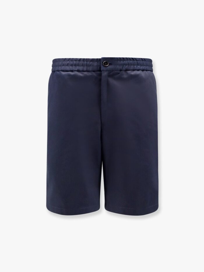 AMI PARIS Cotton Bermuda Shorts With Elastic Detail