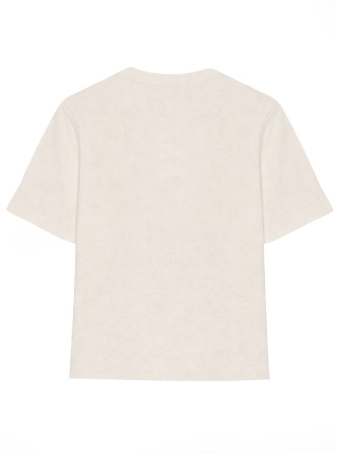 AMI PARIS COTTON T-SHIRT WITH PRINT