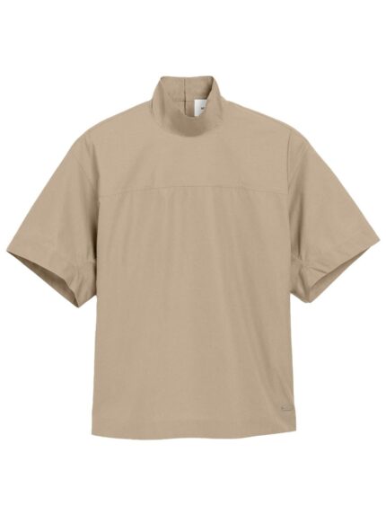 AMI PARIS COTTON TOP WITH RAISED COLLAR