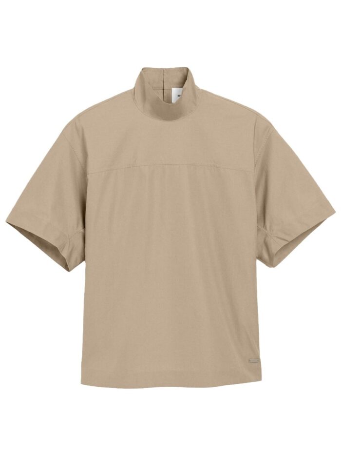 AMI PARIS COTTON TOP WITH RAISED COLLAR