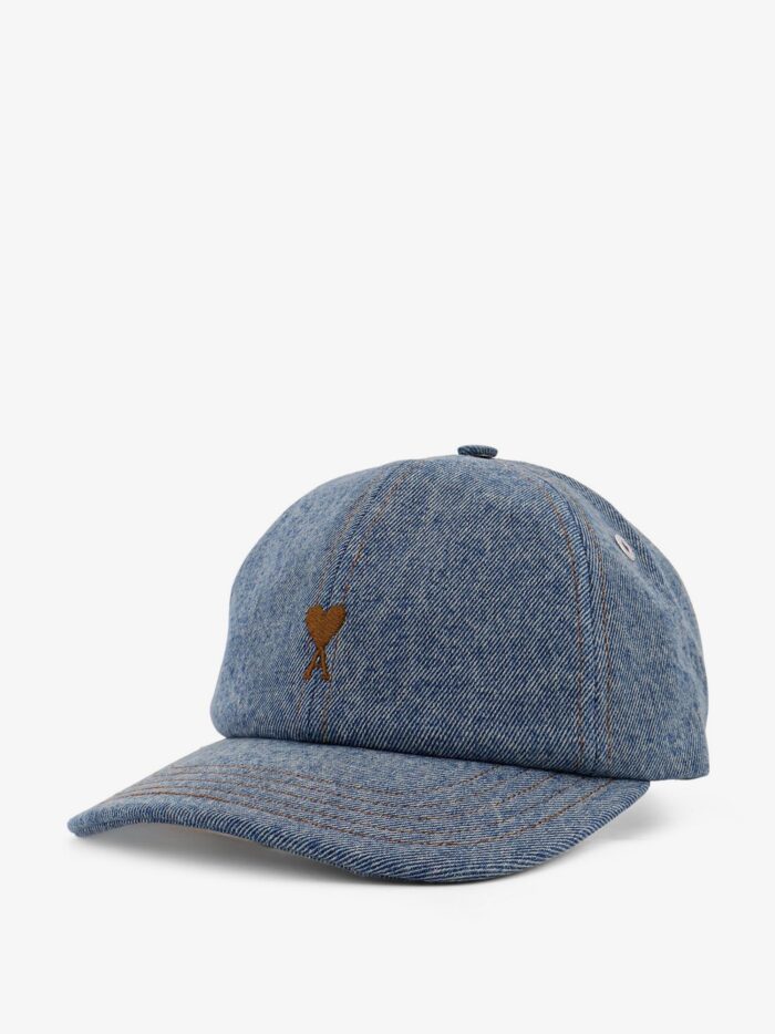 AMI PARIS Denim Baseball Hat