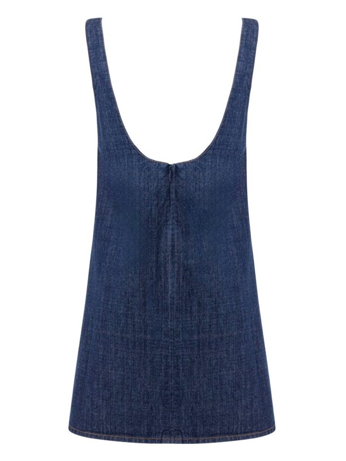 AMI PARIS DENIM MINI DRESS