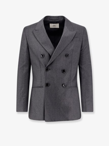 AMI PARIS Double-breasted Virgin Wool Blazer