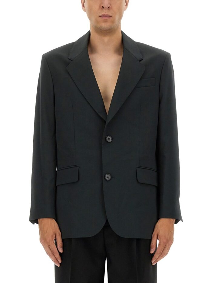 ami paris double breasted wool jacket AMI PARIS DOUBLE-BREASTED WOOL JACKET