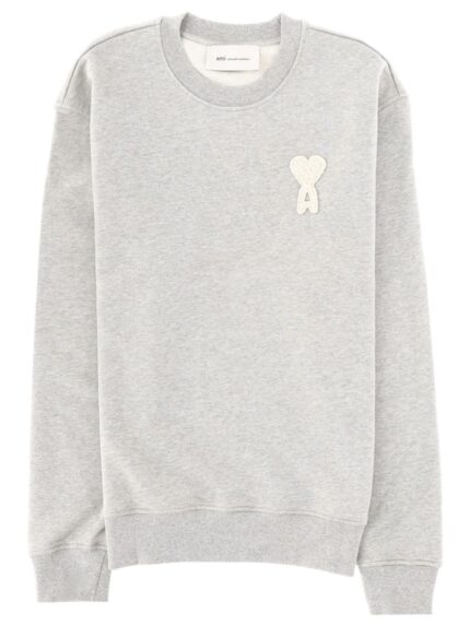 AMI PARIS FELPA CON PATCH LOGO