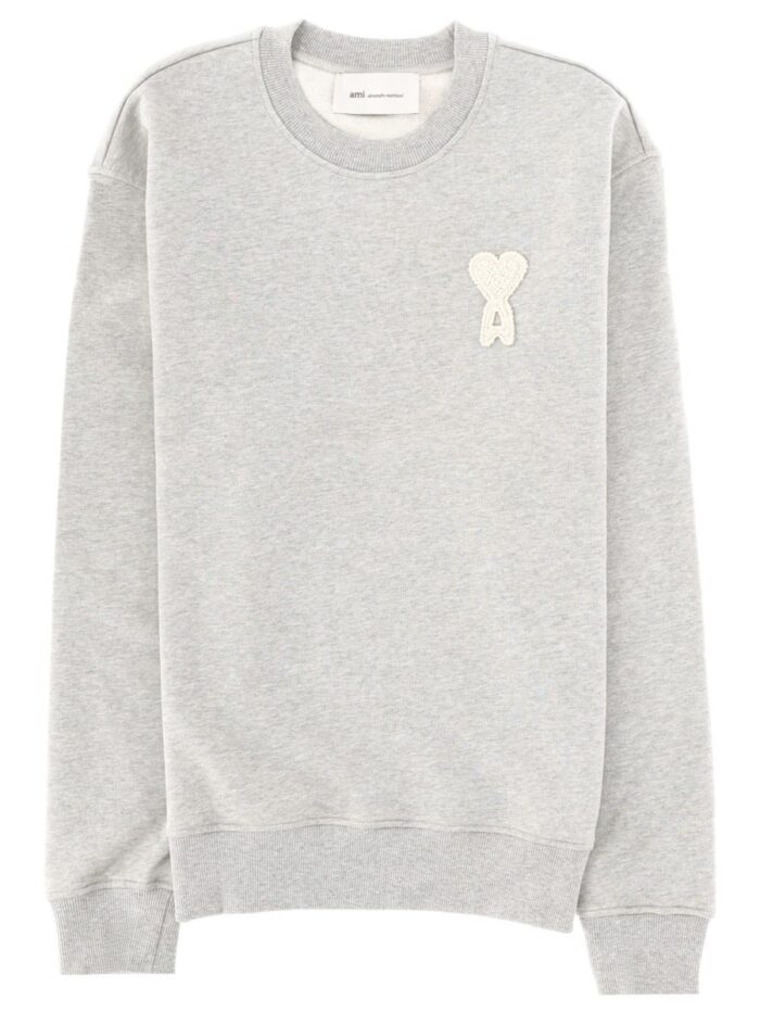 AMI PARIS FELPA CON PATCH LOGO