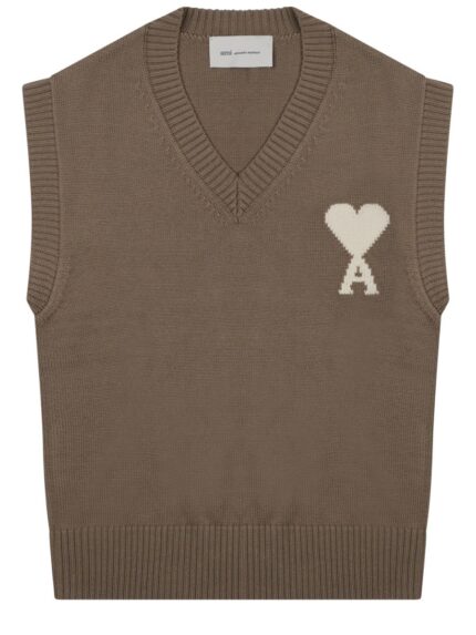 AMI PARIS GILET CON LOGO