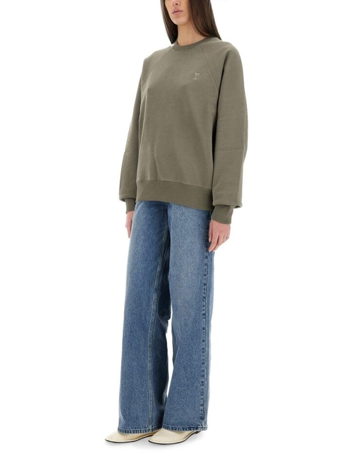 AMI PARIS HEAVY COTTON SWEATSHIRT