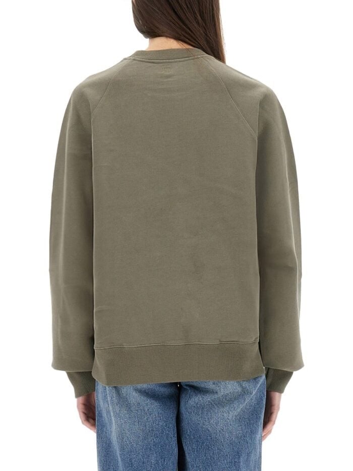 AMI PARIS HEAVY COTTON SWEATSHIRT