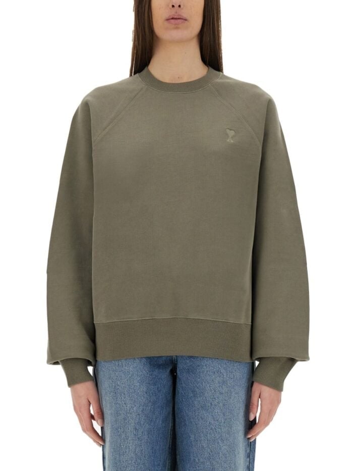 AMI PARIS HEAVY COTTON SWEATSHIRT