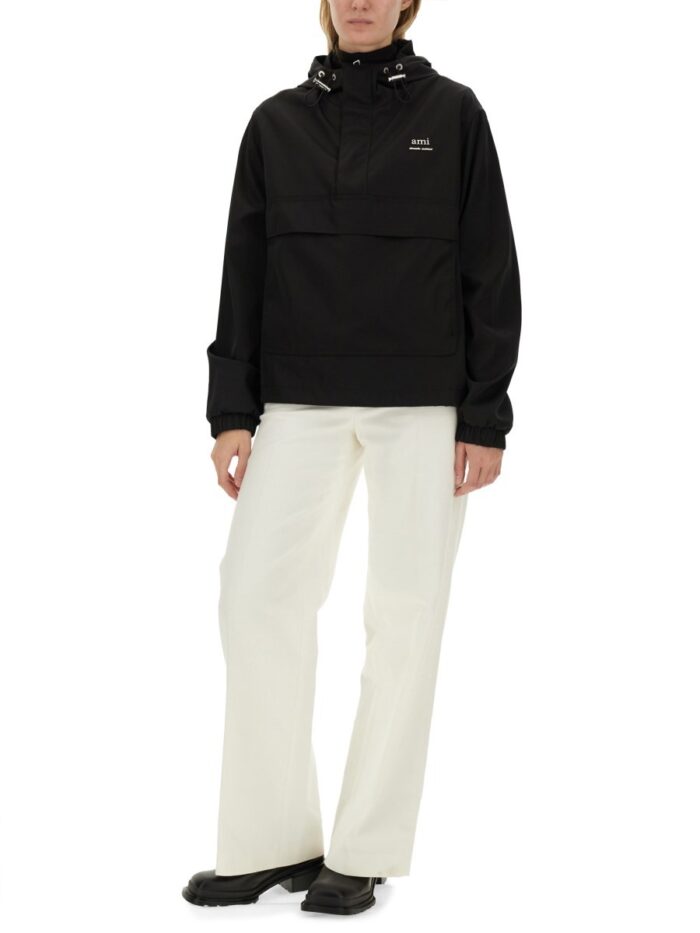AMI PARIS JACKET WITH LOGO