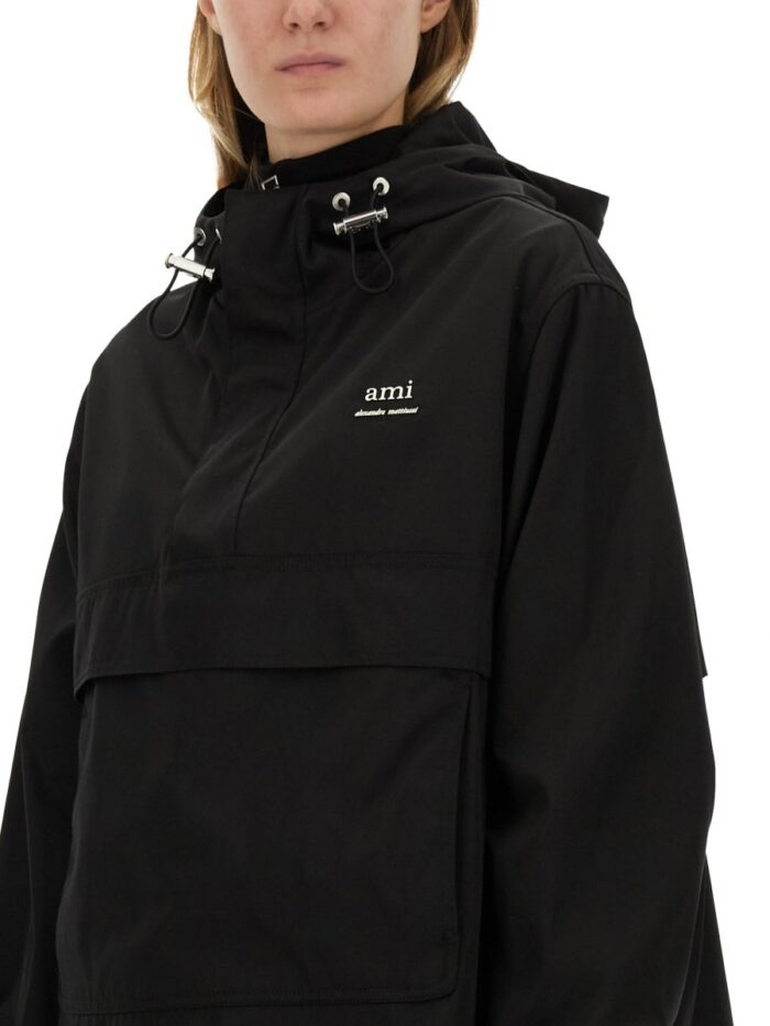 AMI PARIS JACKET WITH LOGO