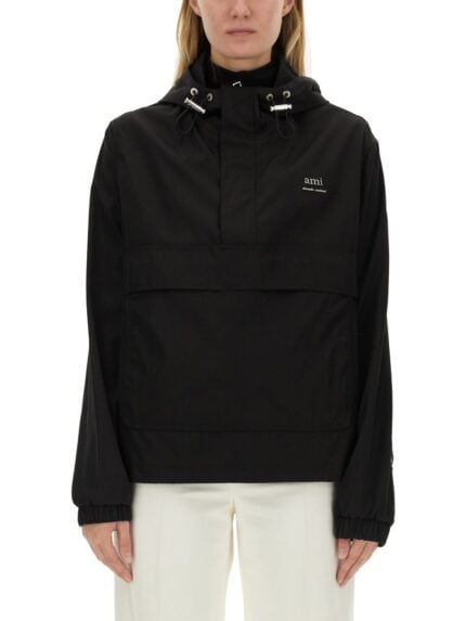 AMI PARIS JACKET WITH LOGO