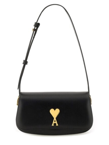 AMI PARIS LEATHER BAG.
