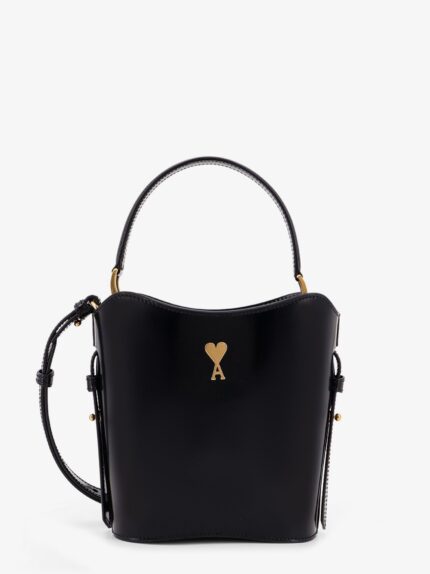 AMI PARIS Leather Bucket Bg