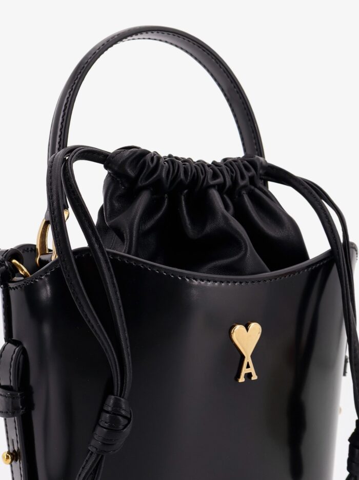 AMI PARIS Leather Bucket Bg