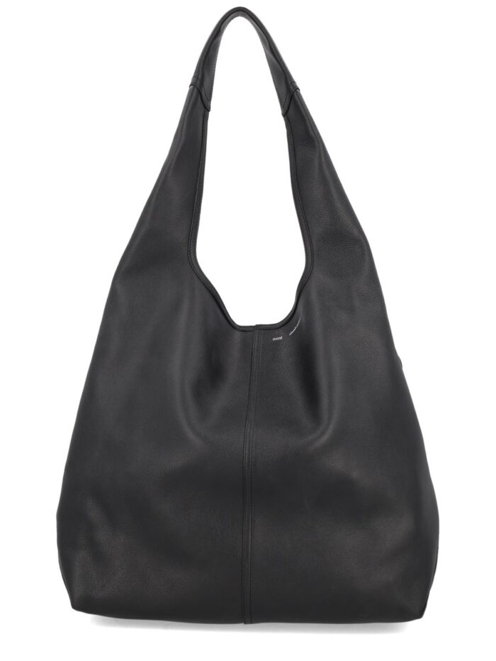 AMI PARIS LEATHER "ETIENNE" TOTE