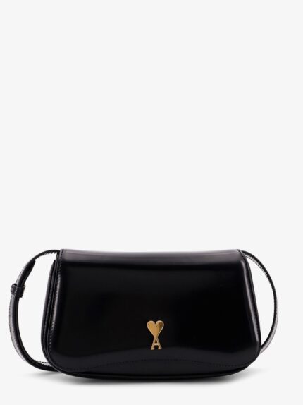 AMI PARIS Leather Shoulder Bag