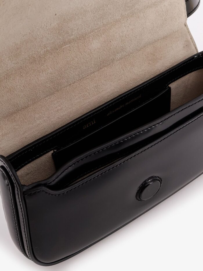 AMI PARIS Leather Shoulder Bag