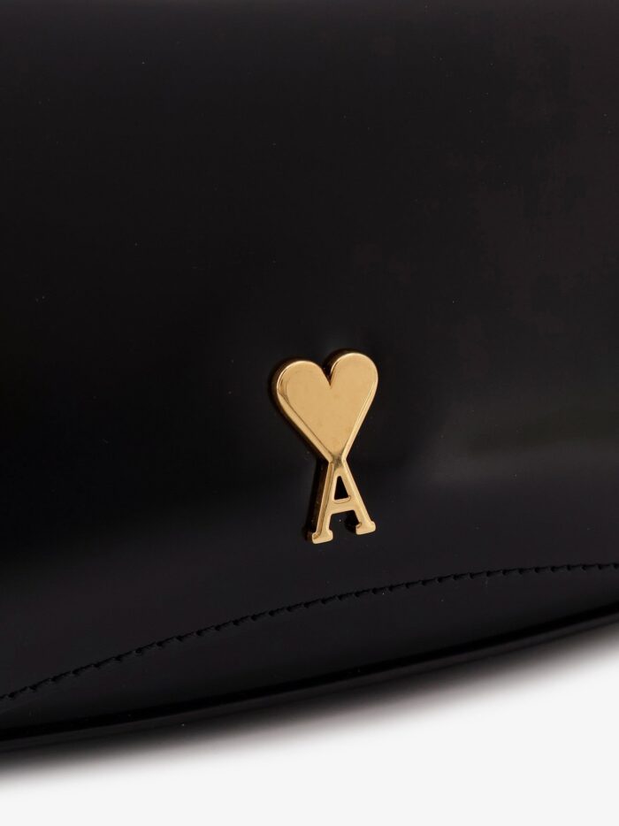 AMI PARIS Leather Shoulder Bag