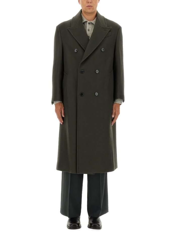 AMI PARIS LONG DOUBLE-BREASTED COAT