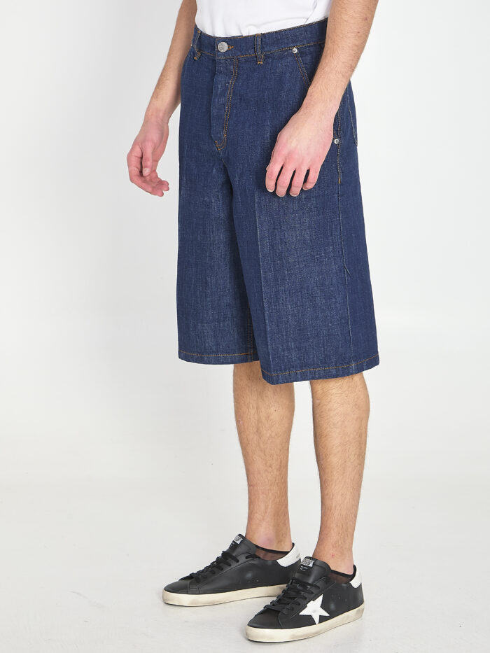 Ami Paris Loose denim bermuda shorts