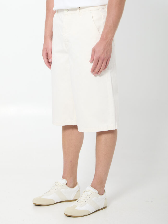 Ami Paris Loose twill Bermuda shorts