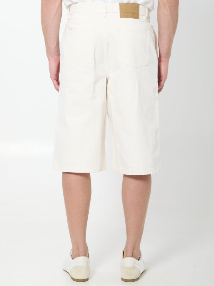 Ami Paris Loose twill Bermuda shorts