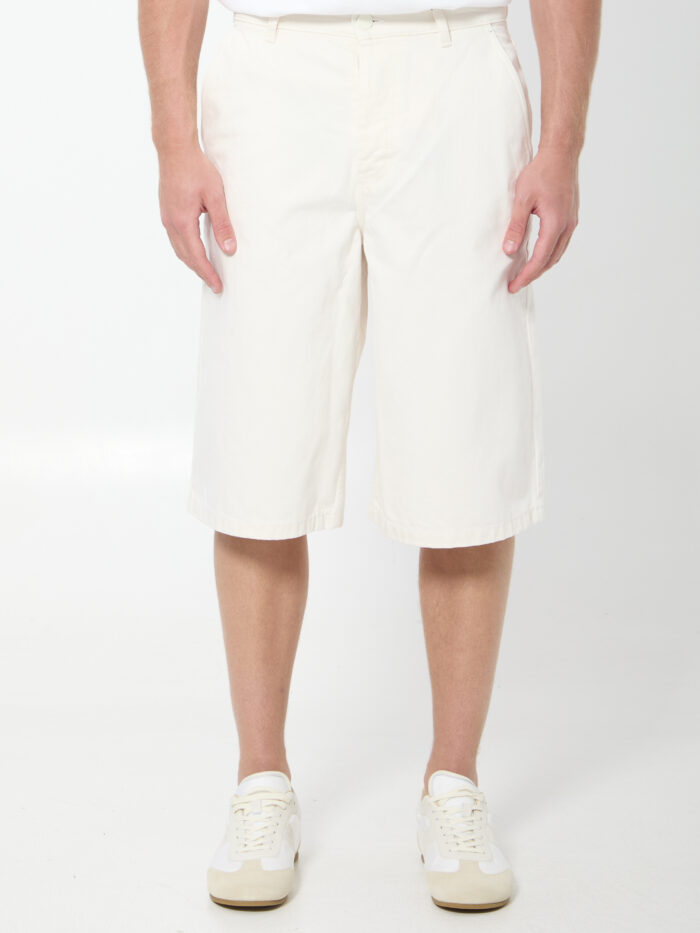 Ami Paris Loose twill Bermuda shorts