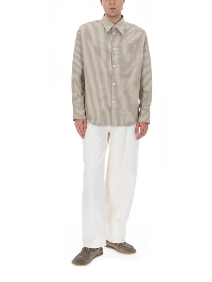 AMI PARIS PANTALONE AMPIO IN COTONE