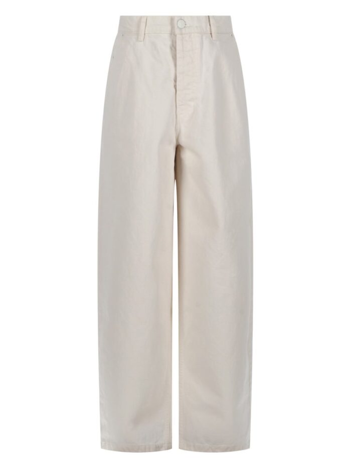 AMI PARIS PANTALONE AMPIO IN COTONE