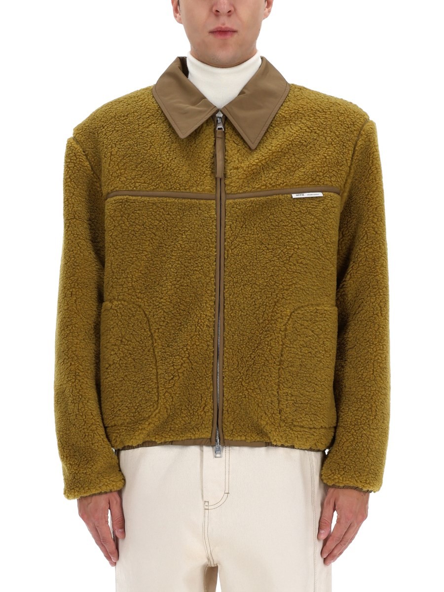 AMI PARIS PILE JACKET.