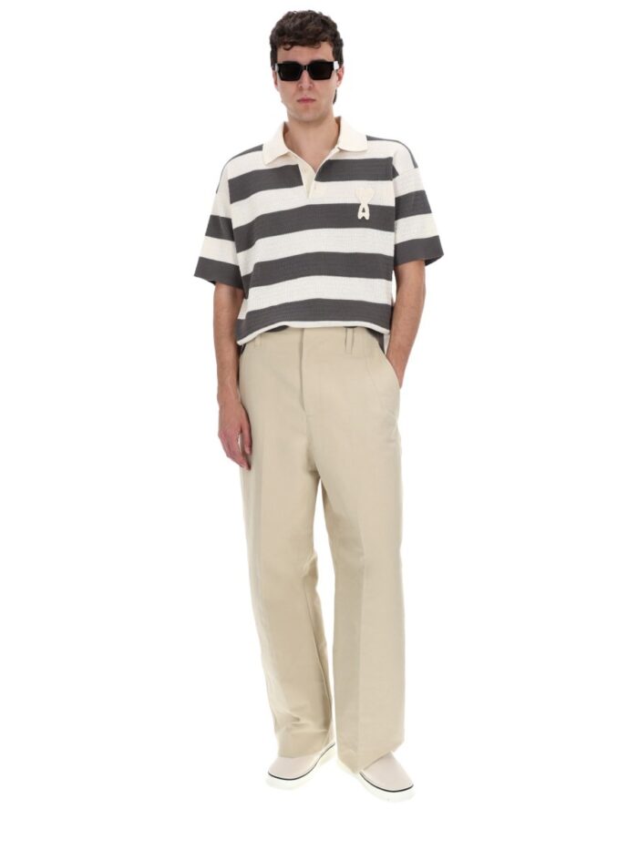 AMI PARIS POLO CON PATCH LOGO