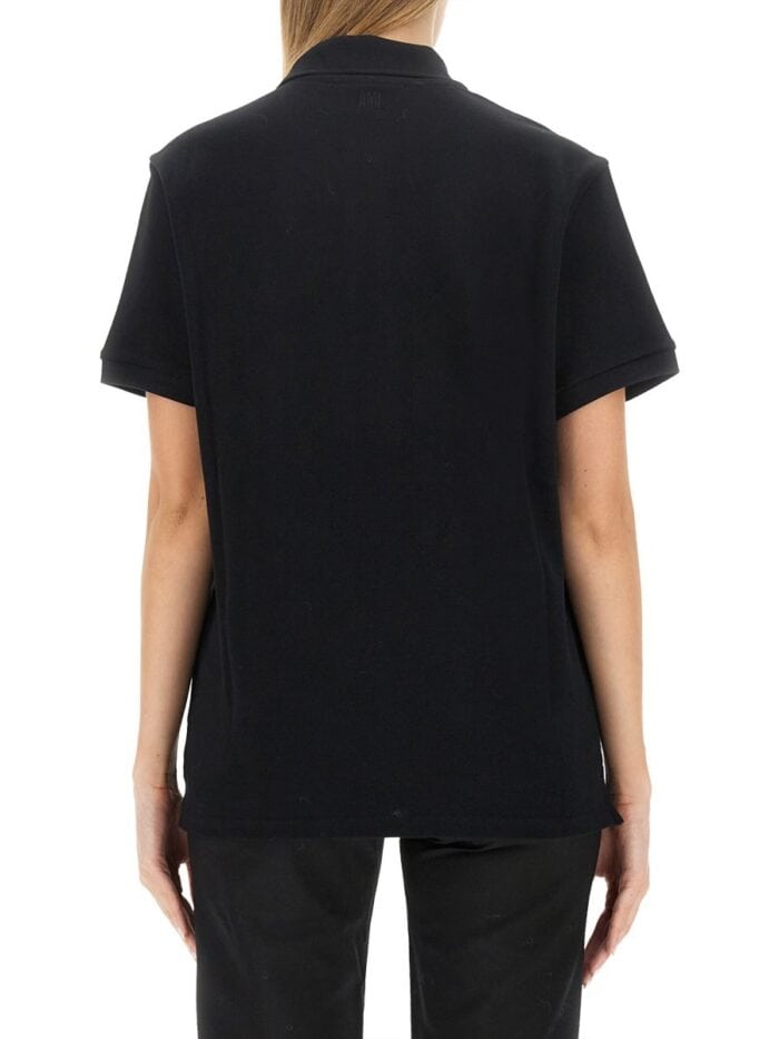 AMI PARIS POLO CON RICAMO LOGO