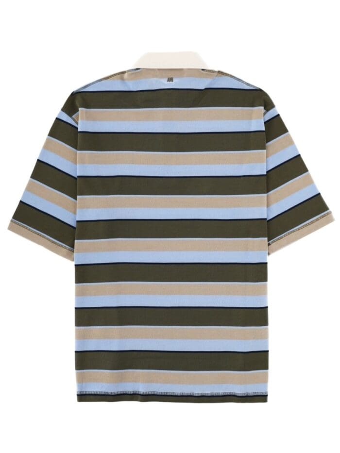 AMI PARIS POLO IN COTONE CON LOGO